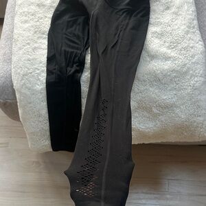 Athleta-Black Leggings with Cutout Design